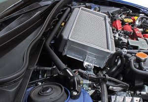 Subaru Forester Strut Brace - Front - Perrin Performance - Black - `14-`18